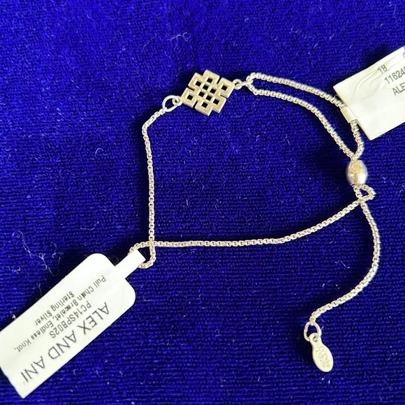 Alex and Ani Jewelry New Alex And Ani Pull Chain Endless Knot